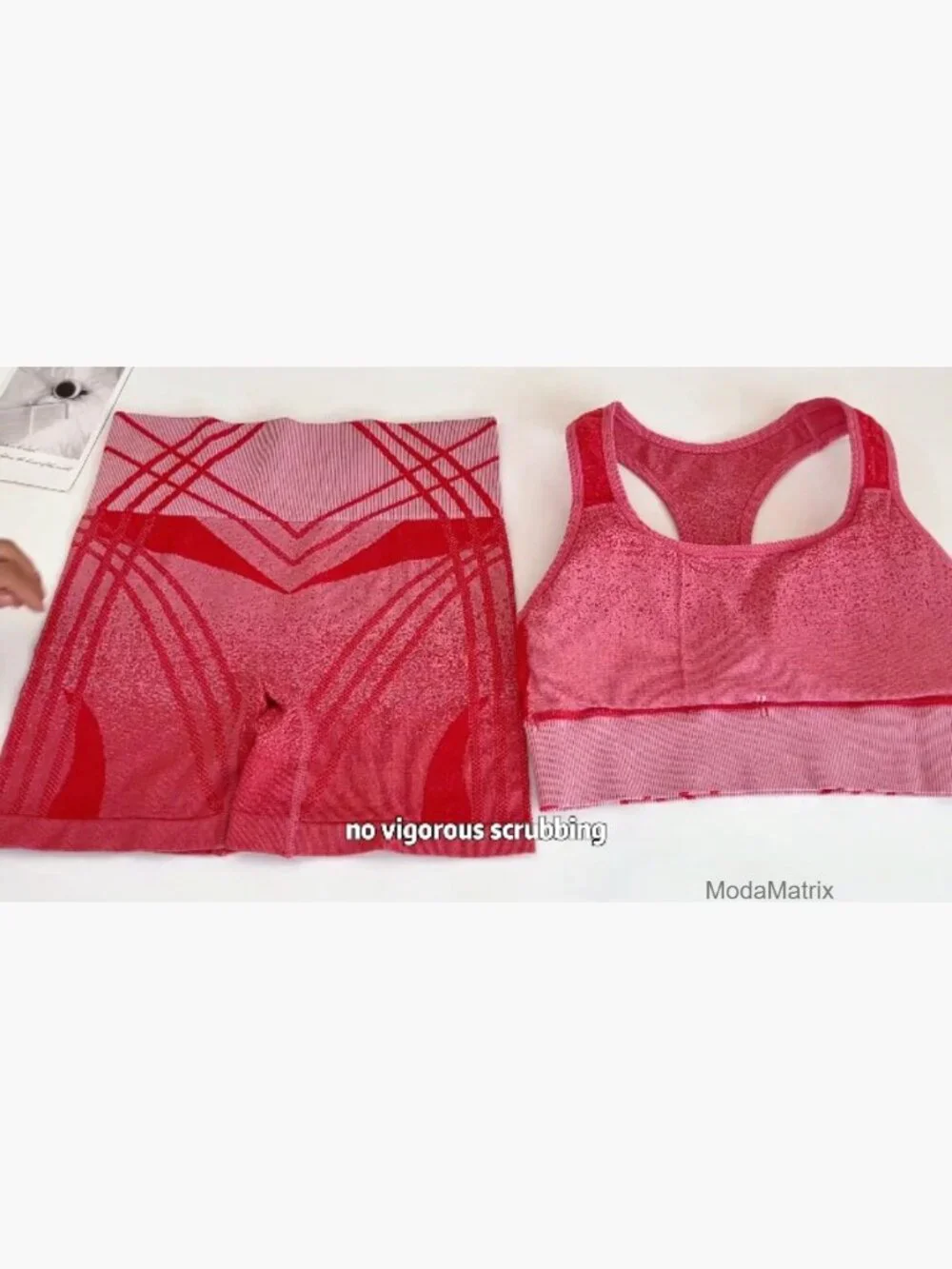 Seamless Workout Set 2 Piece Sports Bra & Biker Shorts Gym Activewear Matching